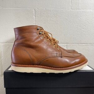 Thursday Boot Co Diplomat Mens Sz 12.5 Arizona Adobe Leather Moc Toe Wedge Boots